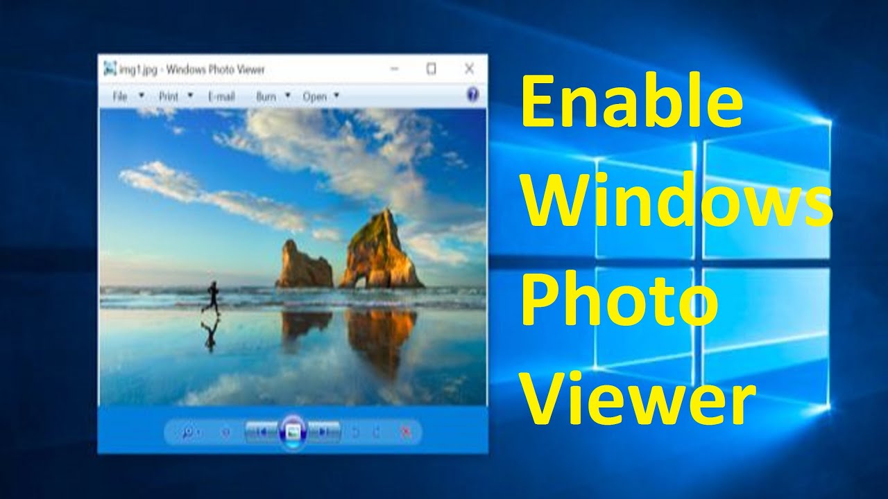 windows 10 photo viewer shuffle